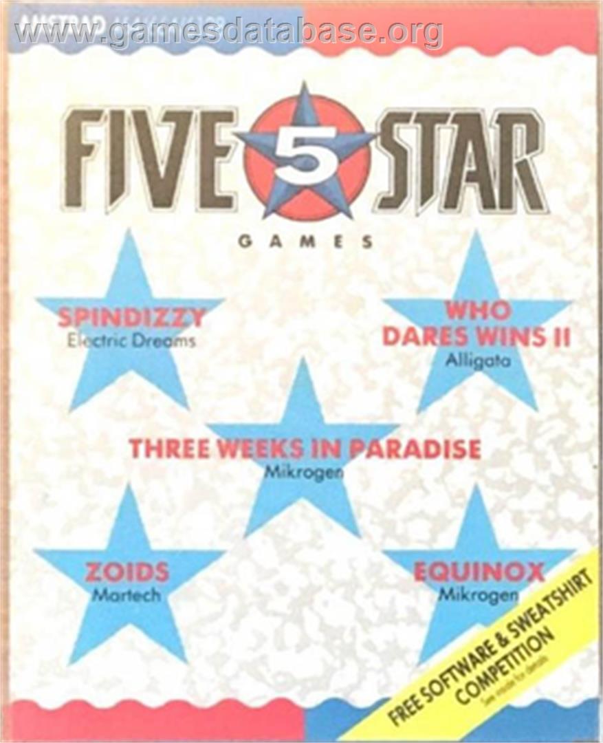 Five Star Games - Amstrad CPC - Artwork - Box